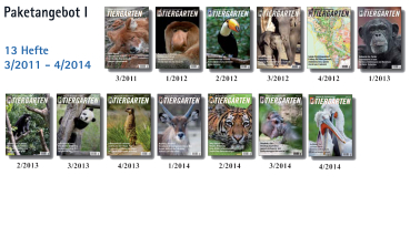 Preview: TIERGARTEN - Magazin für Zoointeressierte - Paketangebot I